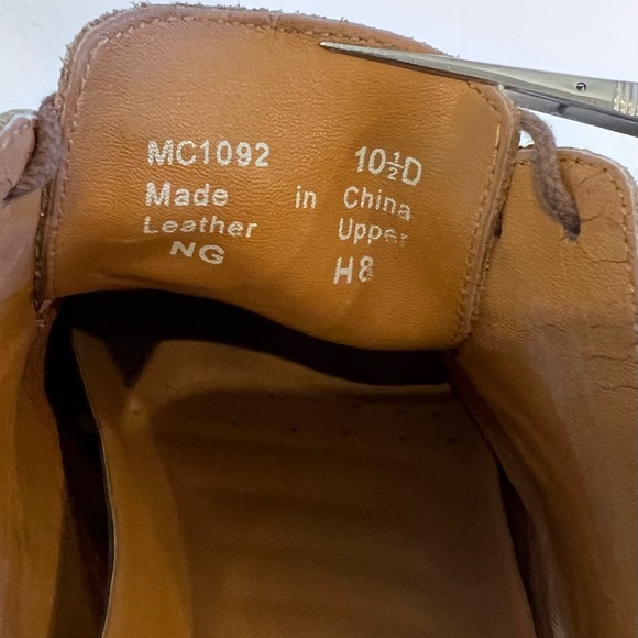 Polo Ralph Lauren Vintage Men's Brown and Tan Oxfords Sz 10 1/2 - Picture 2 of 16